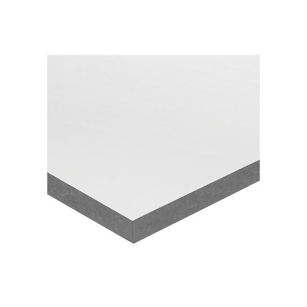 Gray PVC Type 2 PVC Sheet 12" L x 12" W x 1/4" Thick