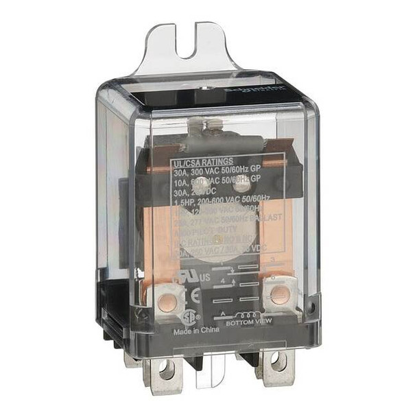 Flange Mount, Enclosed Power Relay, Square, 25 A, 5, Quick Connect