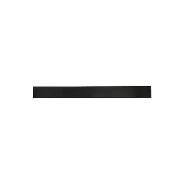 3/16" High Grade Neoprene Rubber Strip, 2"x36", Black, 50A