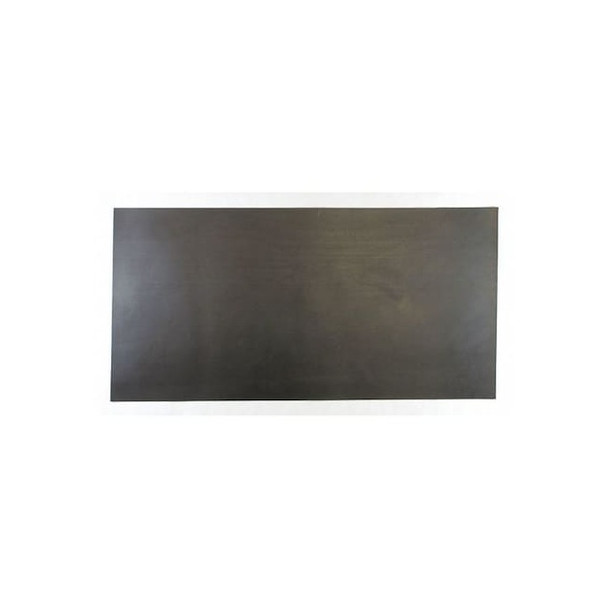 3/4" Comm. Grade Neoprene Rubber Sheet, 12"x24", Black, 50A