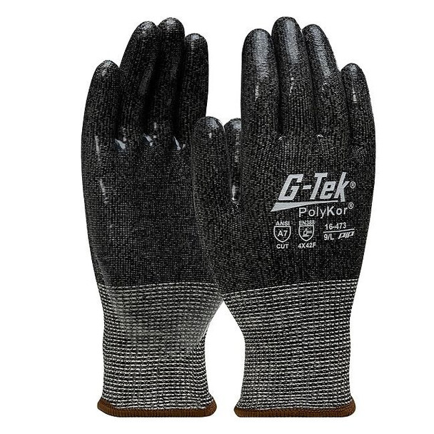 Cut Resistant Glove, Cut Level A7 ,Silicone ,Smooth ,S 12 PK