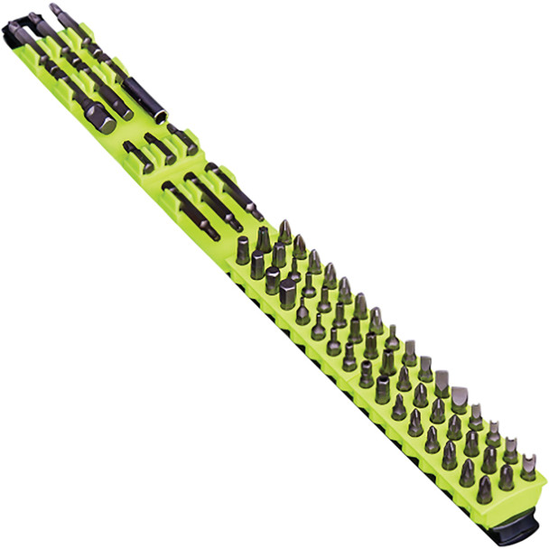 18" 60 Tool Magnetic Bit Bar - Black/Hi-Viz 5733HV