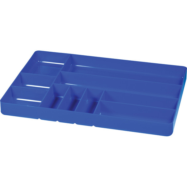 11" x 16" 10 compartment Organizer Tray - Blue 5012