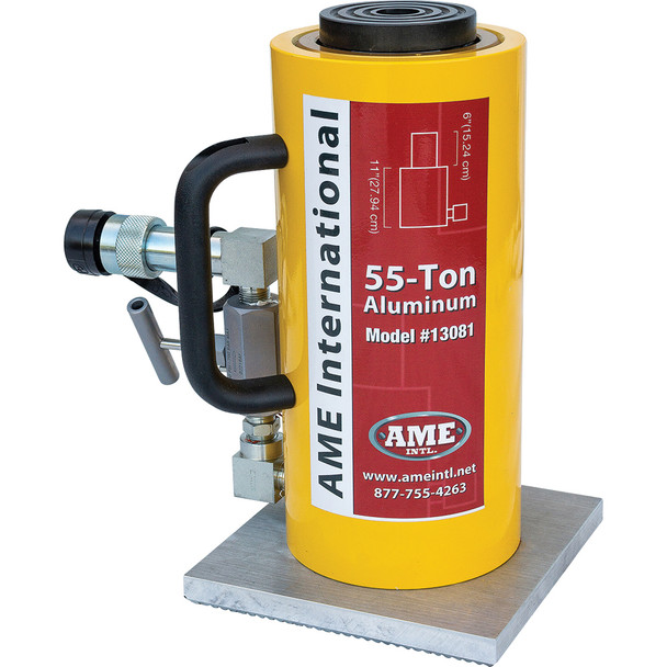 55 Ton Hydraulic Jack Deluxe 6 IN Stroke Duo-Ring System 13081