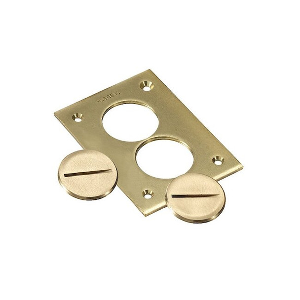 Hubbell Wiring Device-Kellems Brass 1 In. Crown Plug S5013