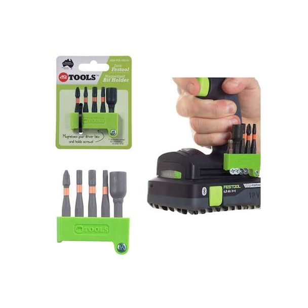 48 Tools Bit Holder, 2 in L, 48 TOOLS MBH-FES-GRE-01
