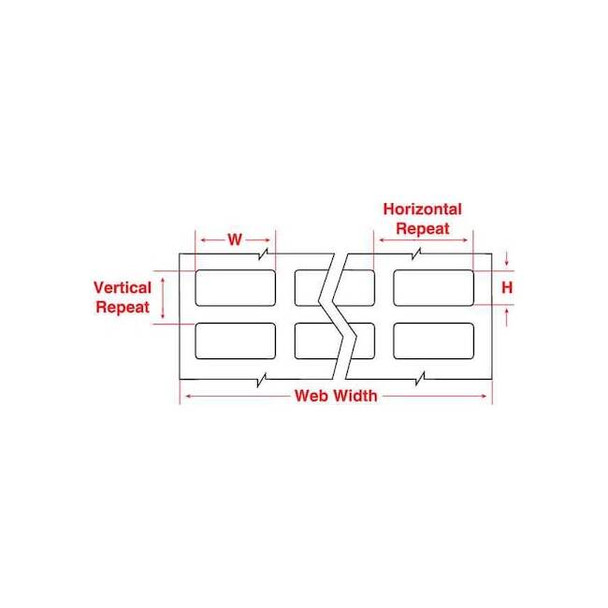 Brady White Polyester Wire Marker, THT-1-473-10 THT-1-473-10