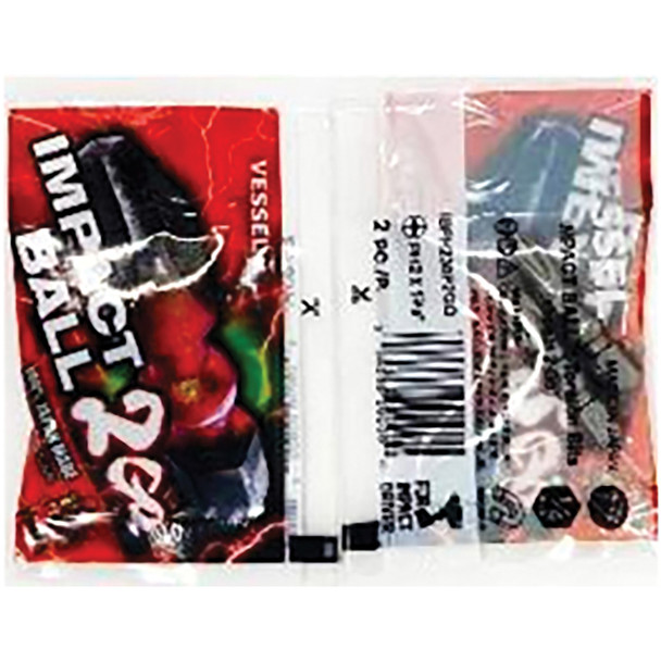Full: IMPACT BALL Torsion Bit #2 x 50 2PC Display Pack, 50/PACK IBPH250P2GO50K