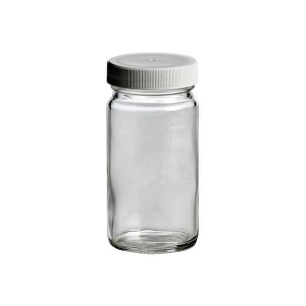 Qorpak Glass Bottle,4 oz.,Clear,PK24 239555