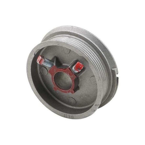Diecast, Red Painted Left Hand Torsion Spring Cable Drum (Single Pack)