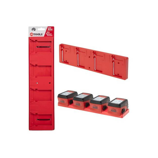 48 Tools Battery Holder, 17 in L, 22 V BH-HIL-RED-04