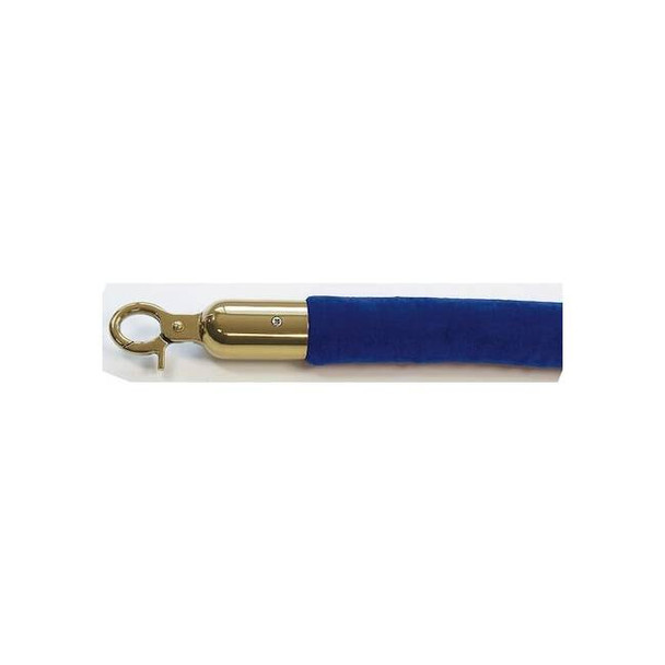 Queueway Barrier Rope, Velour, 6 ft L QWAYROPE-23-6-2P