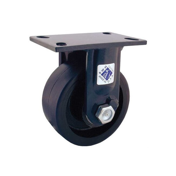 Rwm Rigid Plate Caster,Nylon,6 in.,2300 lb. 75-GTB-0625-R