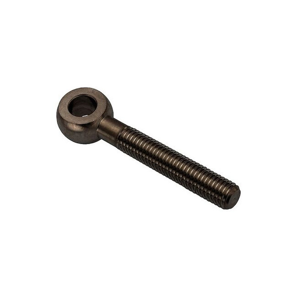 Fixed Rod End, Steel, Black Oxide, M16-2.00 Thrd Sz, 63 mm Thrd Lg