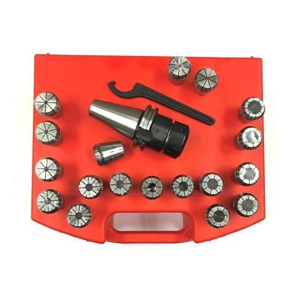 Hhip ER-32 CAT40 V-Flange Spring Collet Chuck Set 3900-4029