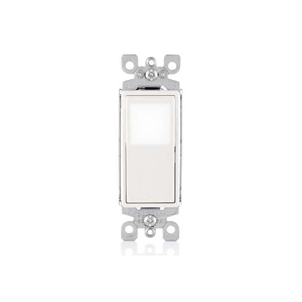 Leviton Wall Switch, 2 hp, Rocker, 15 A, White L5613-2W