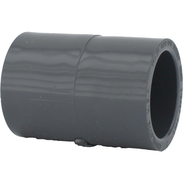 PVC 08100  1400HA Charlotte Pipe 1 In. Sch. 80 Slip X Slip PVC Coupling
