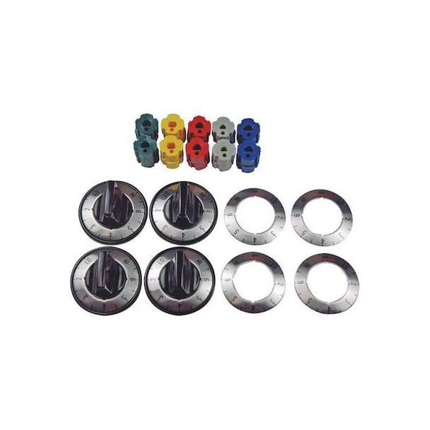 Robertshaw Surface Element Dial Kit, Black, Electric t 4 4590-764