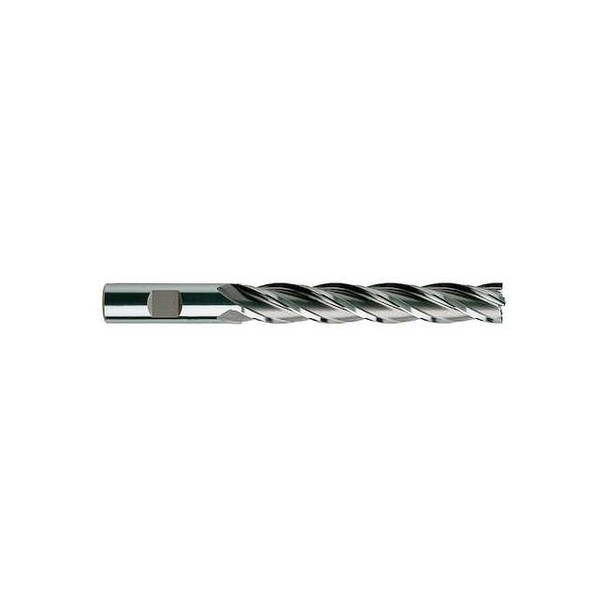 Yg-1 Tool Square End Mill,Single End,1/2",HSS 09071