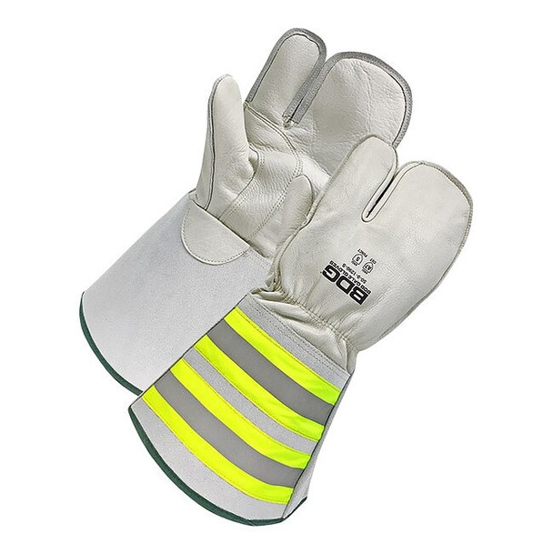 Bdg Cut-Resistant Leather Gloves, Cut Level A7 ,Uncoated ,M 1 PR 50-9-1290-M