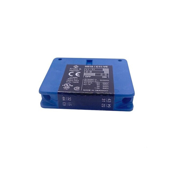 Leviton Non-Fused Auxiliary Contact,600V AUXNO-NF1