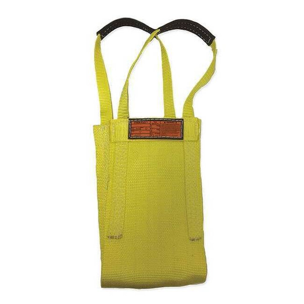 Stren-Flex Synthetic Web Sling, Type 9, 6 ft L, 6 in W, Nylon, Yellow LB2-906-06