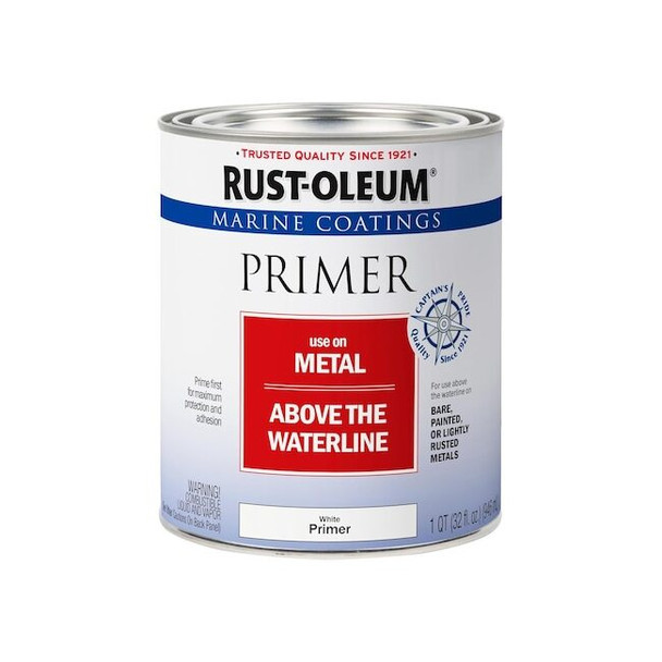 Rust-Oleum Marine Coatings Topside Paint, Bright Red, Gloss, 1 Qt 396966