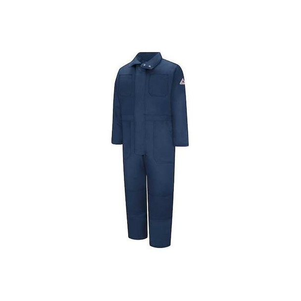 Coverall, 36 cal/sq cm ATPV, XL, 30 1/2 in Inseam, 88% Cotton/12% Nylon, Zipper