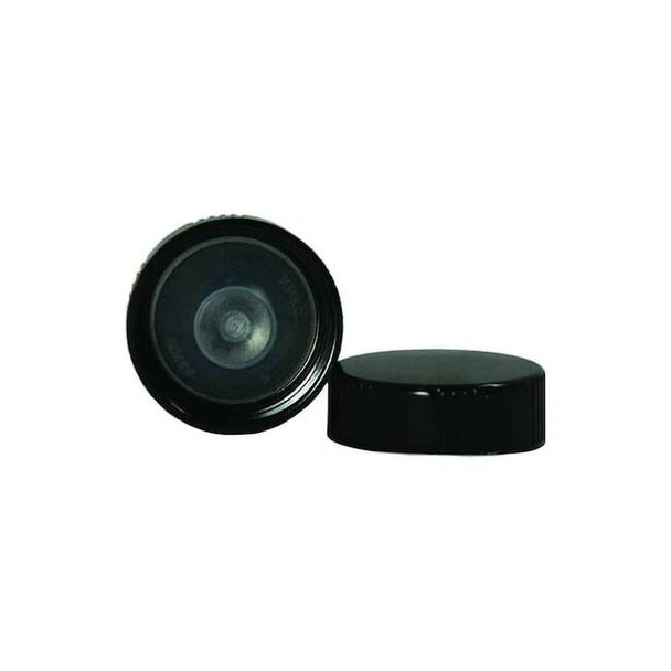 Qorpak Closure, 28-400, Phenolic, Black, PK576 CAP-00195