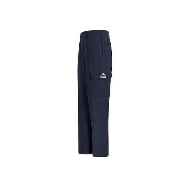 Bulwark Men's Flame Resistant Pants, 11 cal/sq cm, 7 oz CoolTouch 2 PMU2NV 40 32