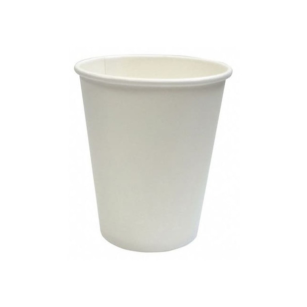 Empress Paper Hot Cup,8oz.,White,PK1000 EHC8-W