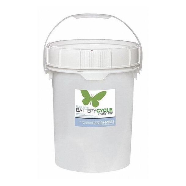 Everlights Battery Recycling Kit,Dry Cell,3.5 gal 9000132