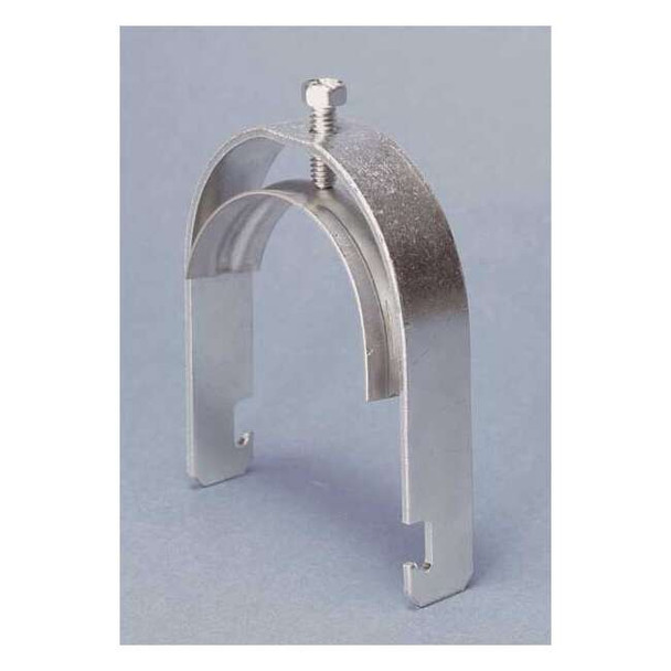 Nvent Caddy Conduit Clamp,4 In EMT,Silver SCH72B