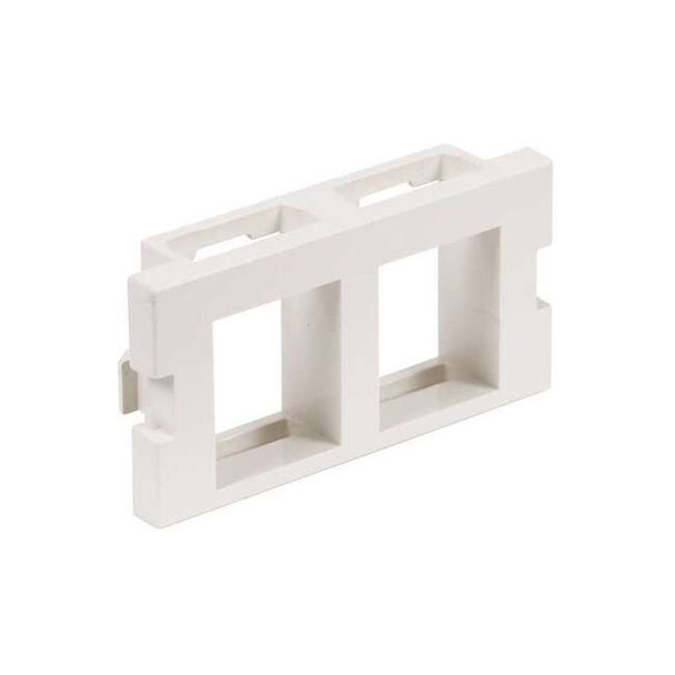 Hubbell iSTATION 2 Socket Keystone Faceplate Module - White