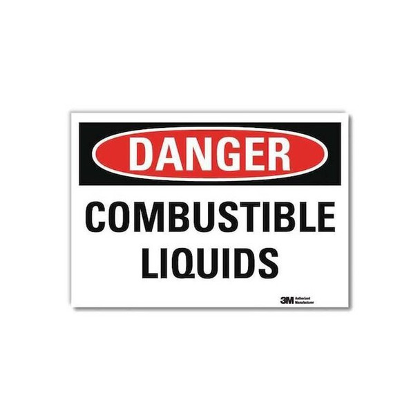 Danger Sign, 7 in H, 10 in W,Vertical Rectangle, English, U3-1183-RD_10X7