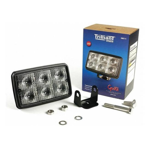 Grote FloodLight,700lm,Rectangular,LED,3-5/8"H 63621-5