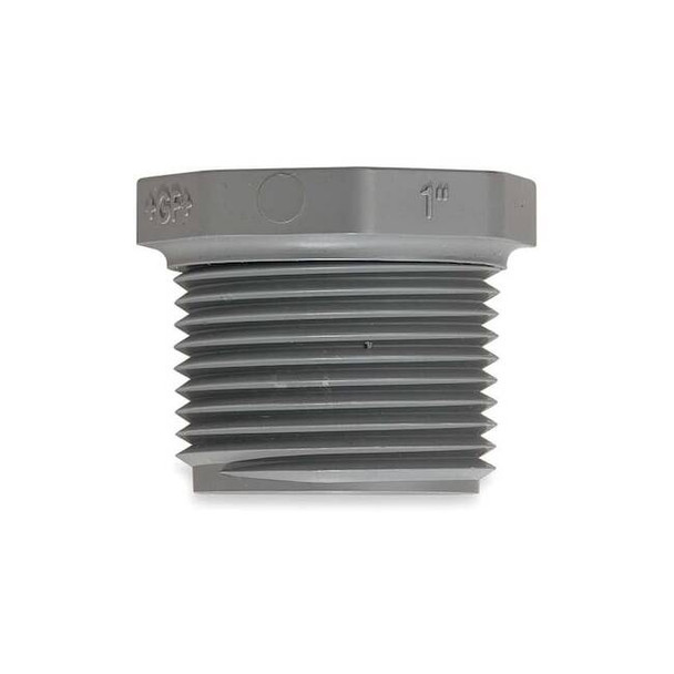 Manufacturer Varies PVC Hex Head Plug, MNPT, 4 in Pipe Size 850-040