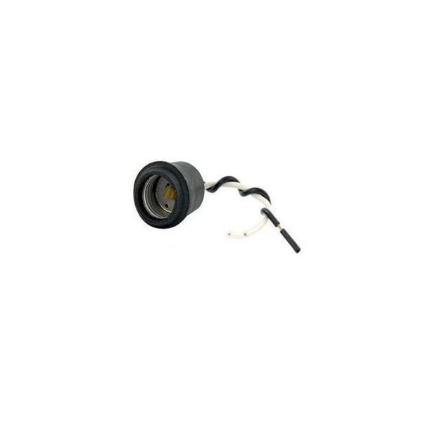 Leviton 660 W,Black,Medium Screw (E26) 124-D Pack of 25