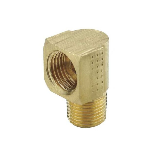 Parker 1/4" MNPS x 5/16" Flare Brass 90 Degree Elbow 10PK 249IFHD-5-4