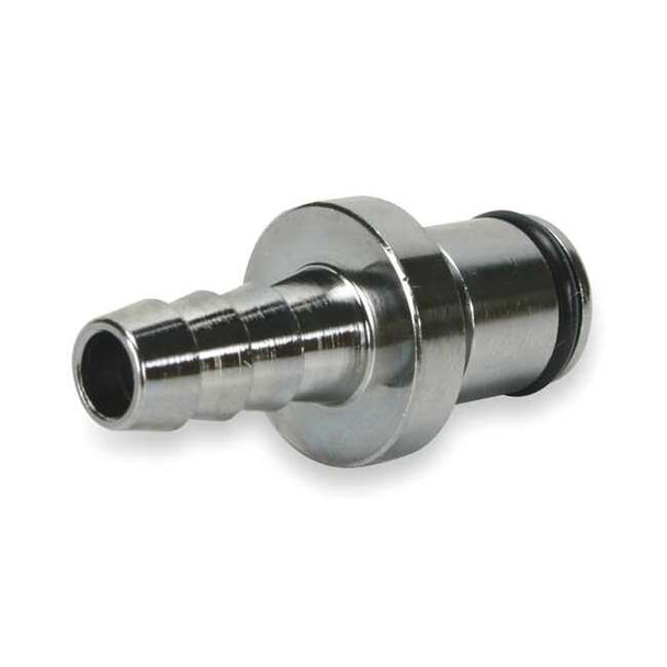 Colder 3/16" Barb Chrome Plated Brass Inline Insert MCD2203