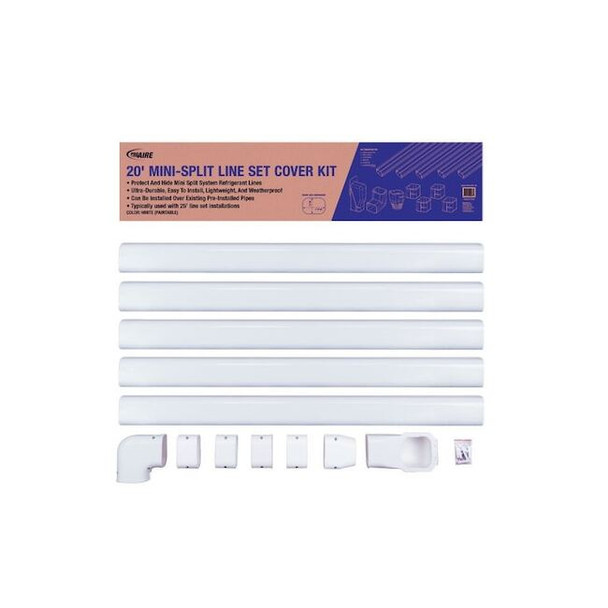 Perfect Aire Line Cover Kit,White,20 ft PROLSKIT-20