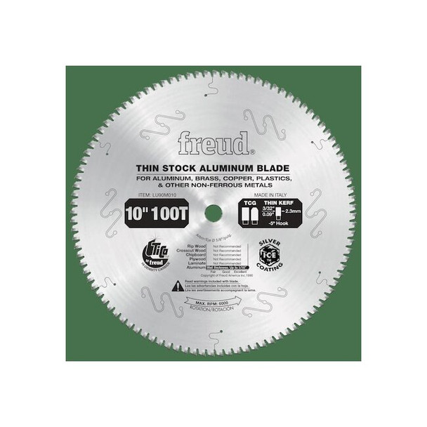 Freud CircularSawBlade,Carbide,Dia:10" LU90M010