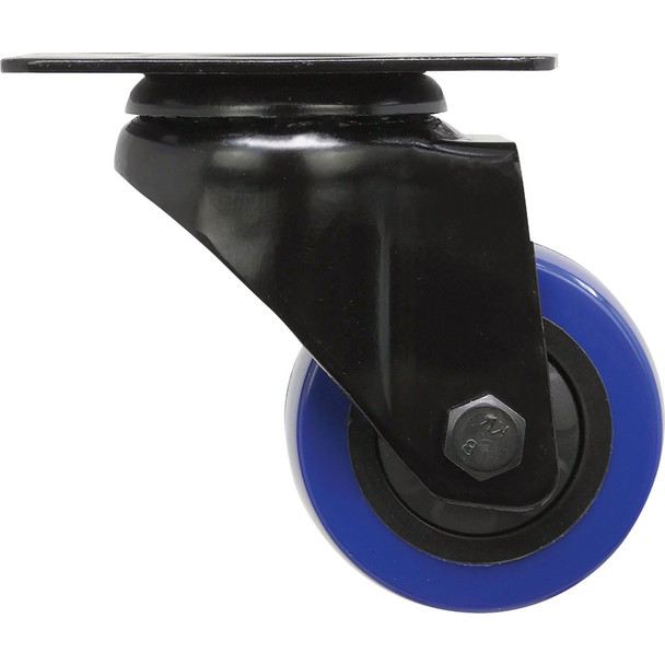 Shepherd Hardware 2 In. Blue Diamond TPU Swivel Plater Caster 3657