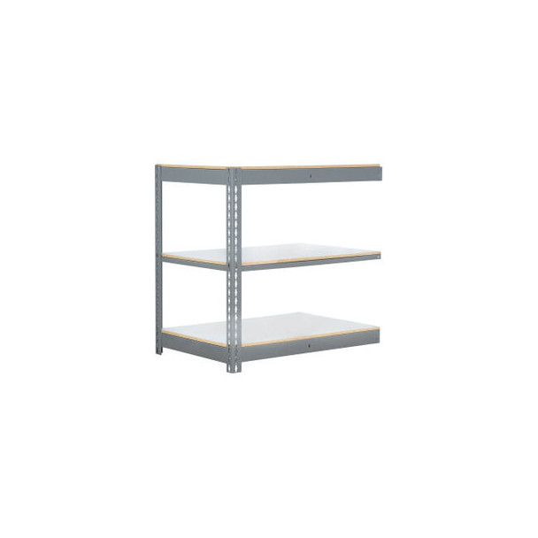 Global Industrial 3 Shelf Commercial Duty Boltless Shelving Add On 48""Wx12""Dx4