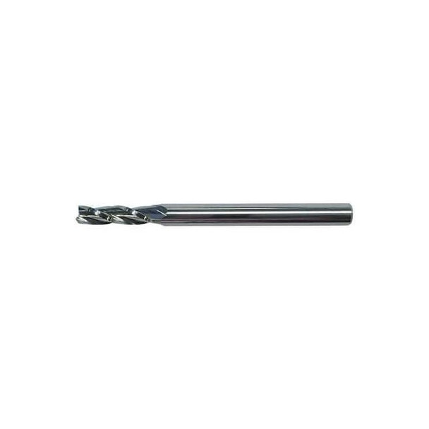 Micro 100 Carb End Mill,5/64 In,3FL,CC,Uncoated GEM-078-3