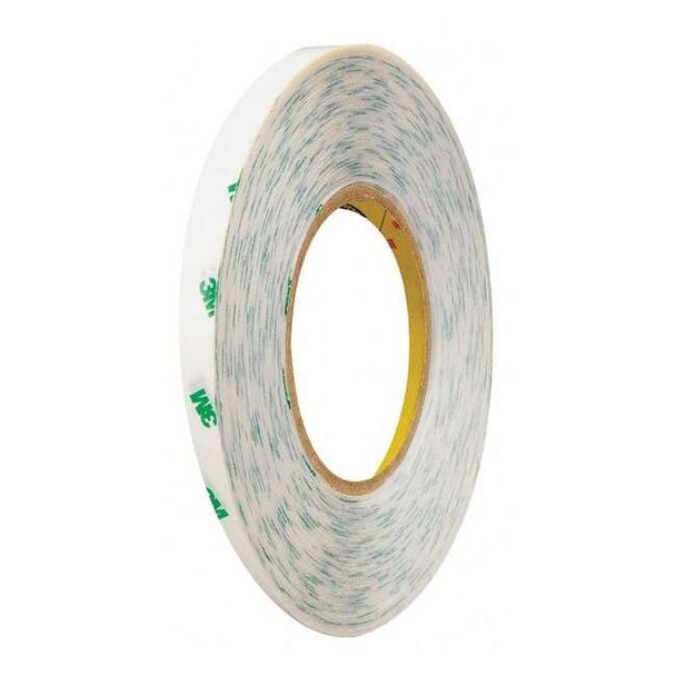 3M 9085 Adhesive Transfer Tape, Hand Rolls, 5.0 Mil, 1/4" x 60 yds., Clear, PK6