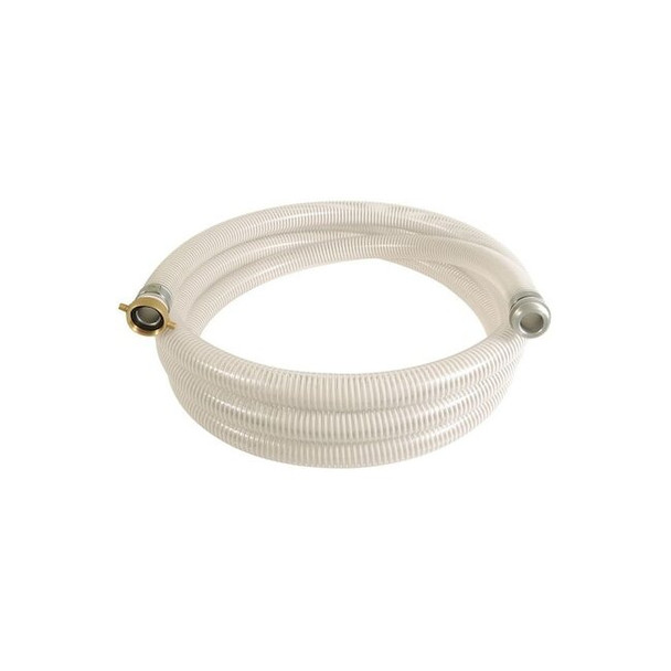 Manufacturer Varies 2" ID x 20 ft PVC Water Suction Hose Clear/WT 45DU50