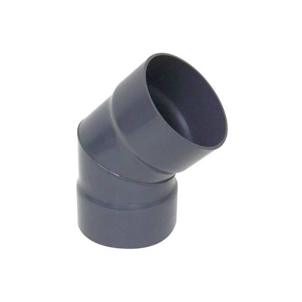 Plastic Supply 45 Degree Elbow, 16 in Duct Dia, Type I PVC, 22-3/4" L PVCED16