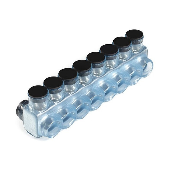 Polaris MultitapConnector,Alum,Clear,Hex,8Port IPLD350-8C Pack of 3
