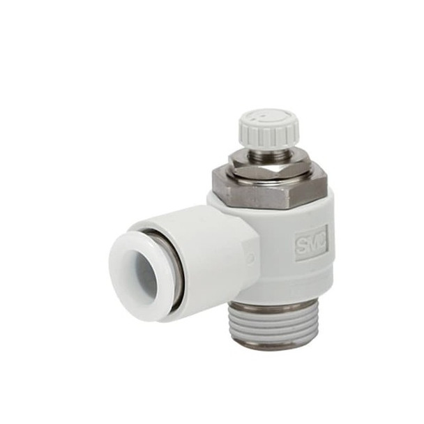 Smc Speed Control Valve,1/8 In,NPT x Tube AS2211FG-N01-01S